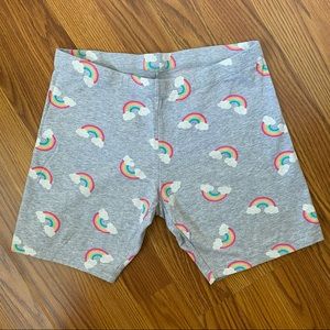 Girls Rainbow biker shorts